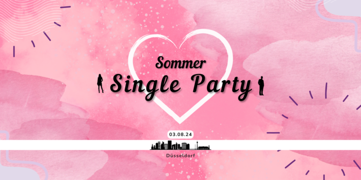 Düsseldorfs große Sommer Single Party
